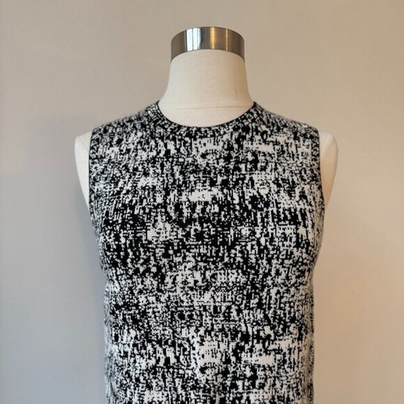 Theory Breeta Tweedscape Crop Sweater, Small - Picture 2 of 9